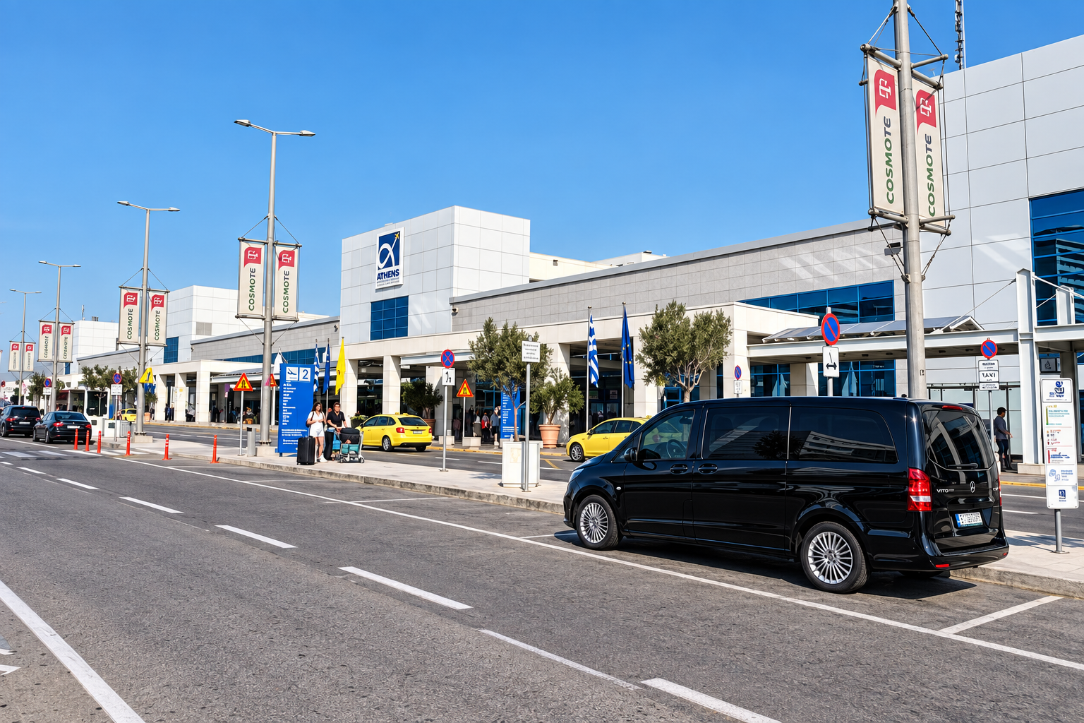 Mercedes-Benz Vito στο αεροδρόμιο Αθηνών